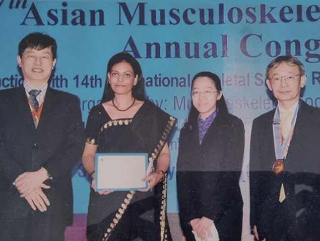 Award Received by Dr Lalitha Reddy Palle for Best Paper in 2015